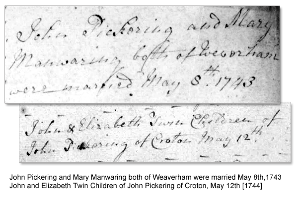 Twins born to John of Crowton